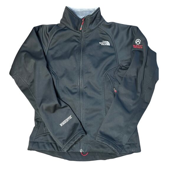 THE NORTH FACE Summit Series Women's Black Fleece Lined Wind Stopper Jacket - Picture 1 of 10